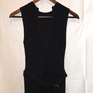 NWT Guess Black Wide-Leg Knit Jumpsuit – Size Small (NWT)